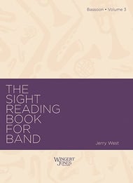 The Sight-Reading Book for Band, Vol. 3 Bassoon band method book cover